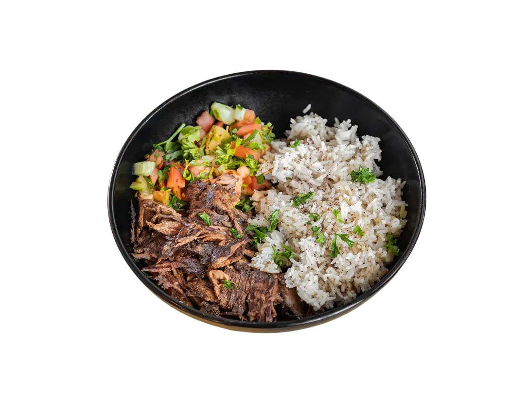 Lamb & Beef Shawarma Nuke Plate